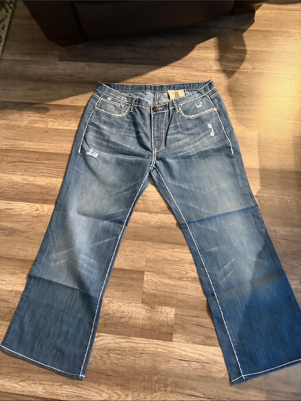 Monarchy Light Blue Distressed Jeans
